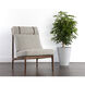 Elanor Walnut / Altro Cappuccino Lounge Chair